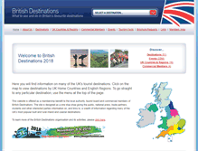 Tablet Screenshot of britishdestinations.co.uk
